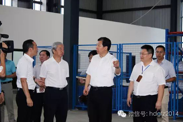 助力株洲新材料產(chǎn)業(yè)發(fā)展，省、市領(lǐng)導(dǎo)蒞臨宏大指導(dǎo)